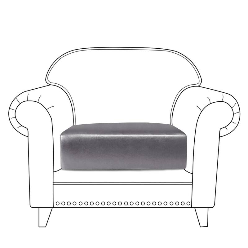 PU Stretch Cushion Cover Couch Cushion Slipcover Sofa Protector