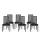 preview thumbnail 2 of 10, Regina French Country Wood and Cane Upholstered Dining Chair (Set of 6) by Christopher Knight Home