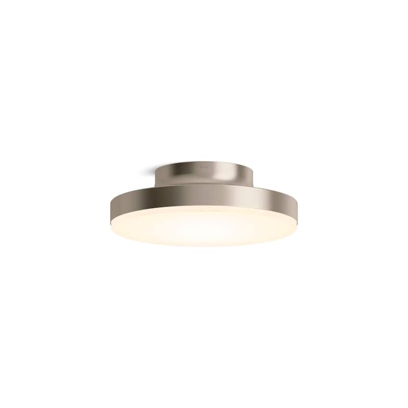 Kohler Lighting 30624-FMLED Purist 15" Wide Semi-Flush Drum Ceiling