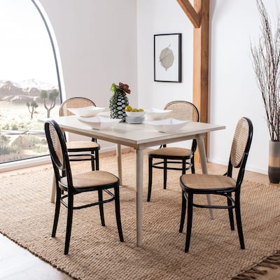 SAFAVIEH Sonia Modern Natural Cane Dining Chair (Set of 2) - 21.1" x 15.7" x 31.9"