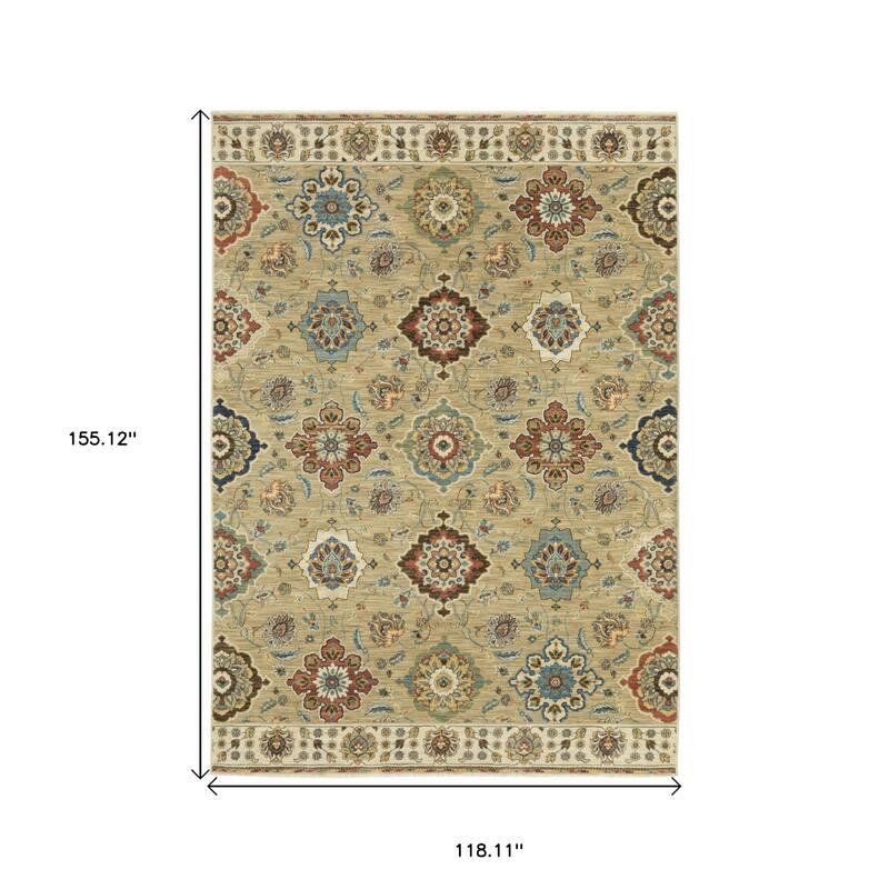 HomeRootsFloral Traditional Runner Area Rug