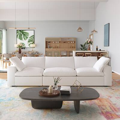 Commix Down Filled Overstuffed 3 Piece Sectional Sofa