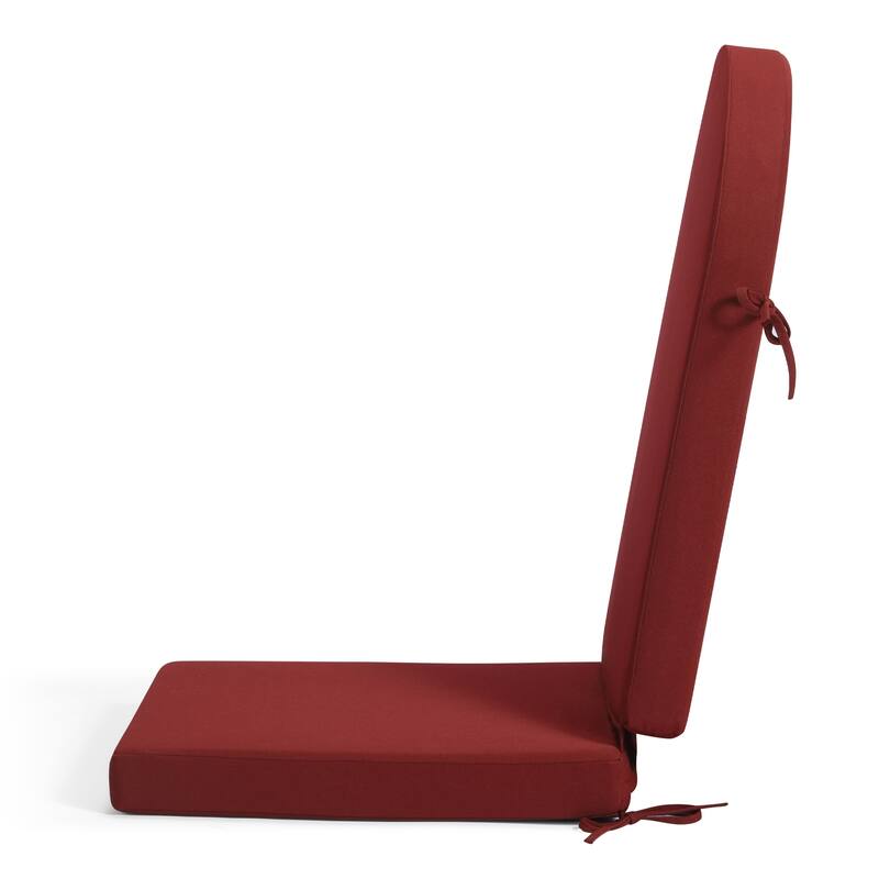 Laguna All Weather Poly Outdoor Adirondack Chair Seat And Back Cushion (Cushions Only)
