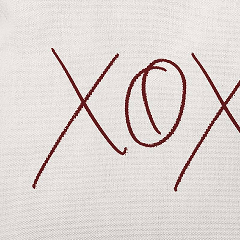 Modern XOXO Valentine's Day Decorative Indoor Pillow
