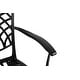 preview thumbnail 10 of 16, Aluminum Bistro Table and Chairs Set wUmbrella Hole(2 Chairs 1 Table)