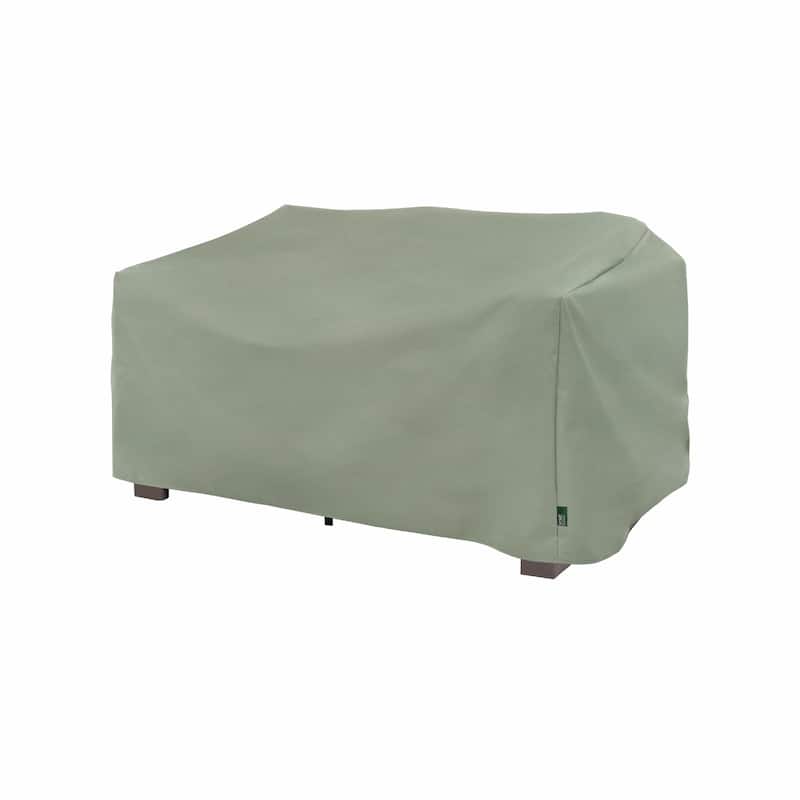 Modern Leisure Basics Patio Loveseat Cover, Small, 55"L X 33"W X 38"H, Sage - 55"L x 33"W x 38"H - Sage Green - 55"L x 33"W x 38"H