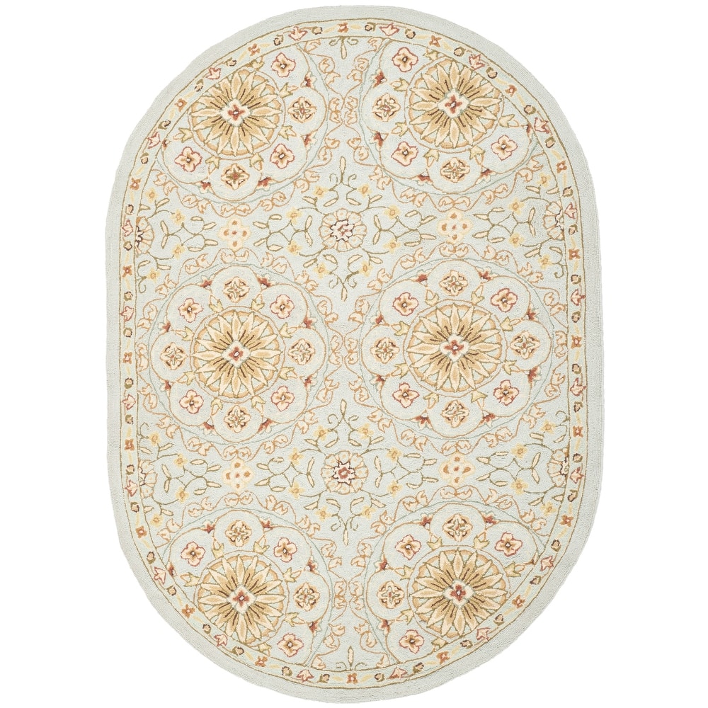 SAFAVIEH Handmade Chelsea Genta French Country Wool Rug