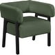 preview thumbnail 11 of 14, Yaheetech Corduroy Accent Chair with Solid Wood Legs for Living Room, Bedroom