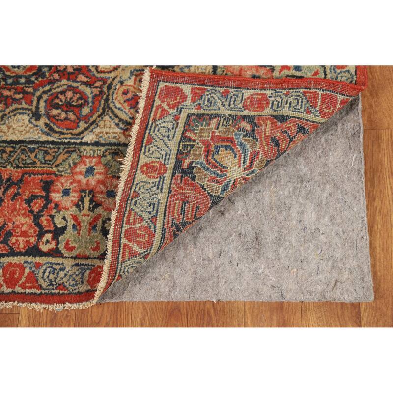 Sarouk Persian Rug Handmade Wool Carpet - 4'2" x 6'6"