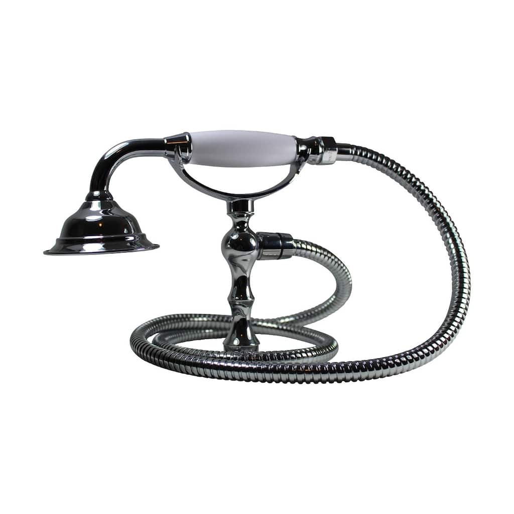 Handheld Telephone Shower Head Set With 58in Flex Hose Chrome Renovators Supply