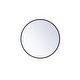 preview thumbnail 85 of 186, Carson Carrington Labbemala Metal Frame Round Mirror