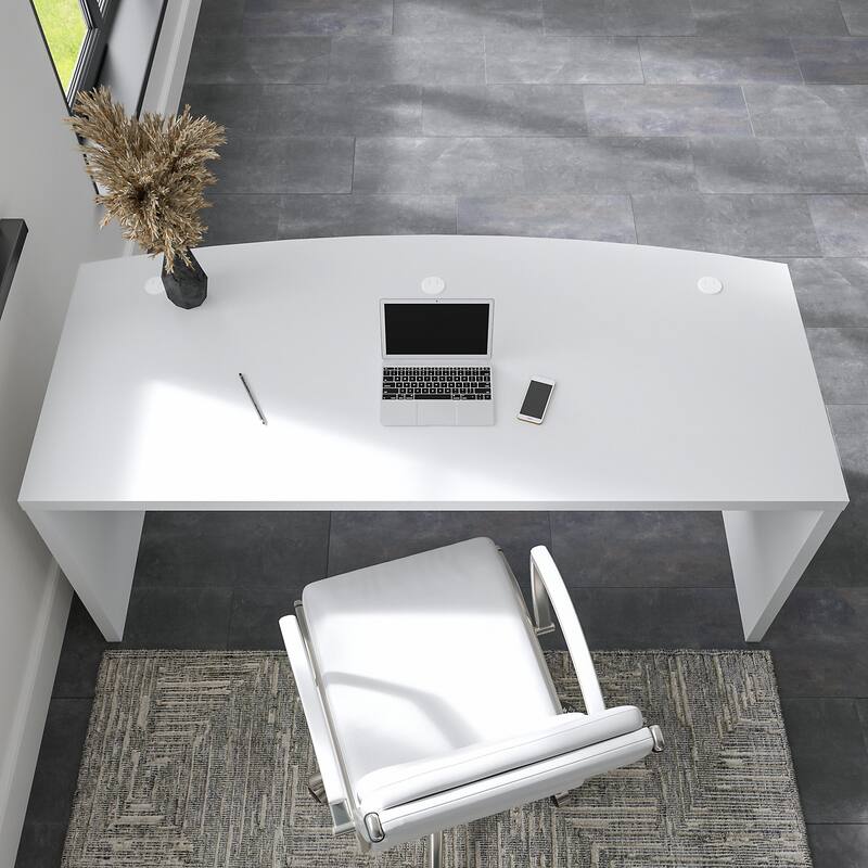 Echo 72W Bow Front Desk by Bush Business Furniture