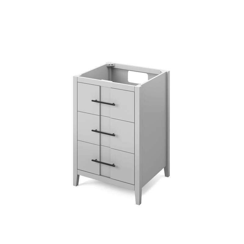 Jeffrey Alexander VN2KAT-24-NT Katara 24" Single Free Standing Vanity - Grey - Painted