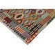 preview thumbnail 3 of 5, Shabby Chic Kilim Myrtice Rust Blue Wool Rug - 10'1" x 12'10" - 10'1" x 12'10"