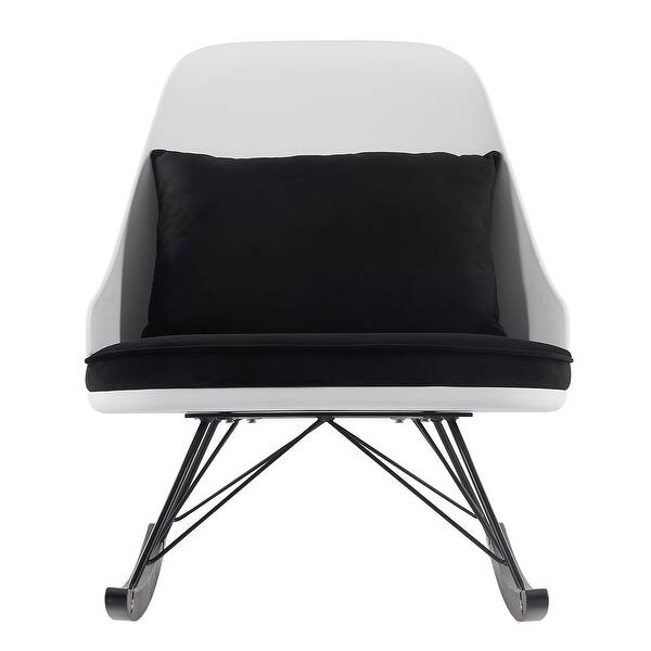 Shop 2xhome Large Rocking Chair With Cushion Plastic Arms Lounge