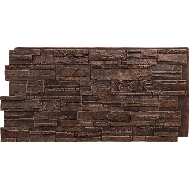 Cascade Stacked Stone, EverStone Faux Stone Siding Panel