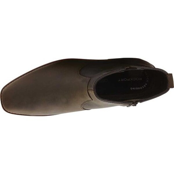 rockport men's traviss zip boot chelsea boot
