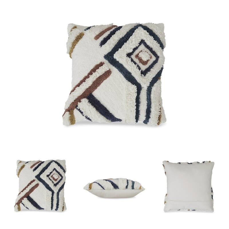 Signature Design by Ashley Evermore White/Blue Pillow (Set of 4)