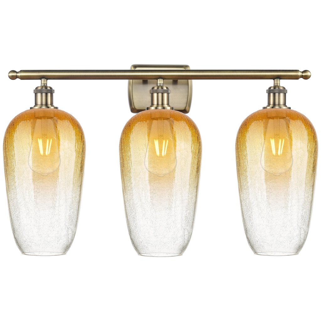 Innovations Lighting Endless Possibilities Ballston - Brookhaven Flute - 3 Light 27" Bath Vanity Light