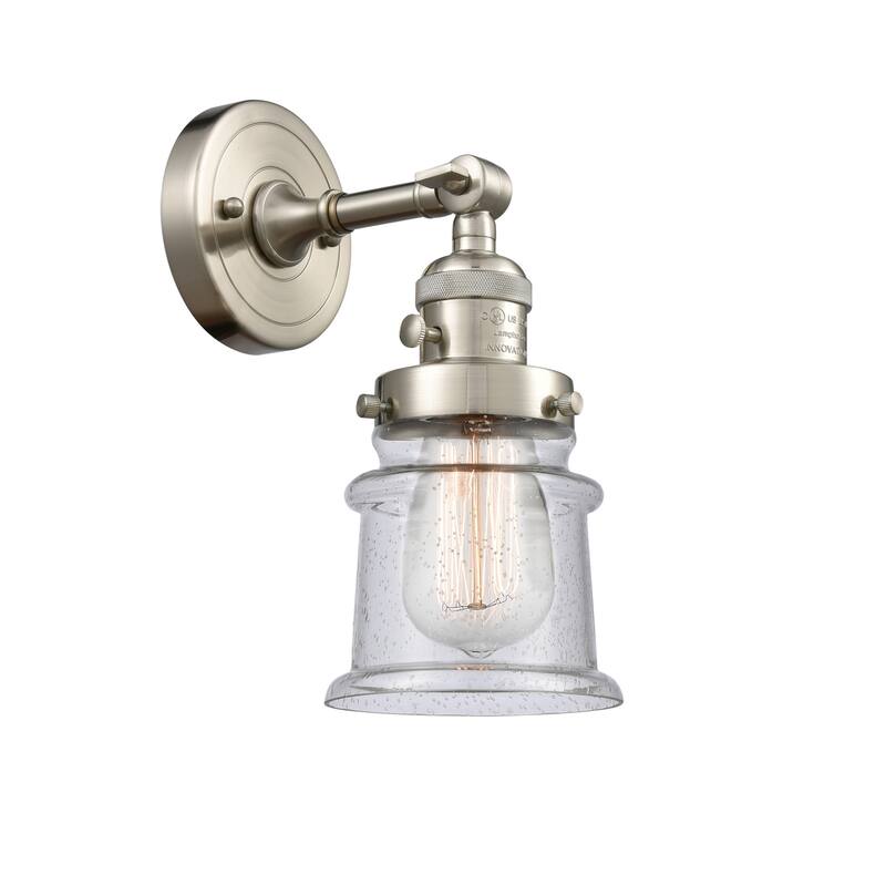 Innovations Lighting Small Canton Single Light 11" Tall Bathroom