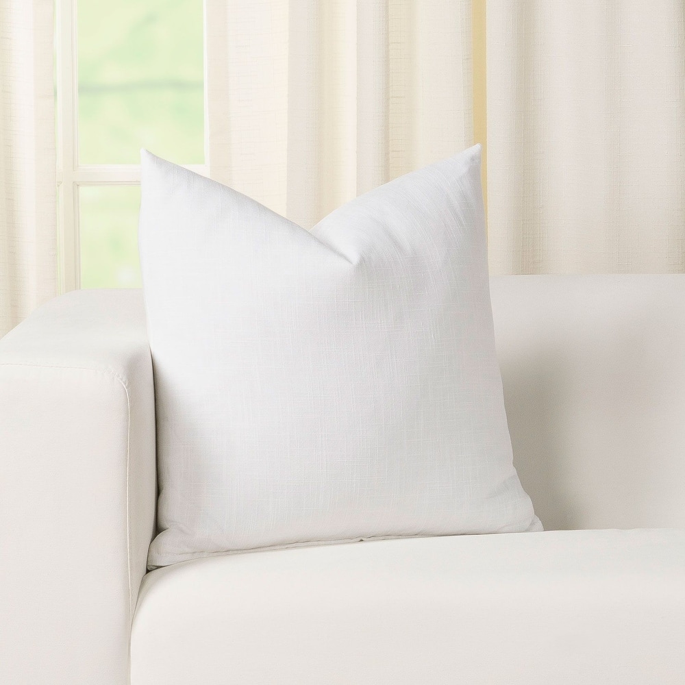 Zoa Linen Textured Throw Pillow