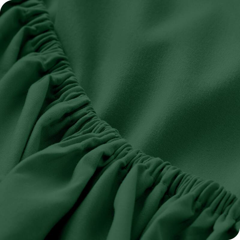 Bare Home Ultra-Soft Microfiber 22 Inch Extra Deep Pocket Fitted Sheet