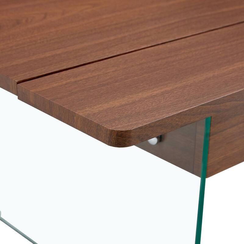 43.3-inch Coffee Table with Height-Adjustment Function