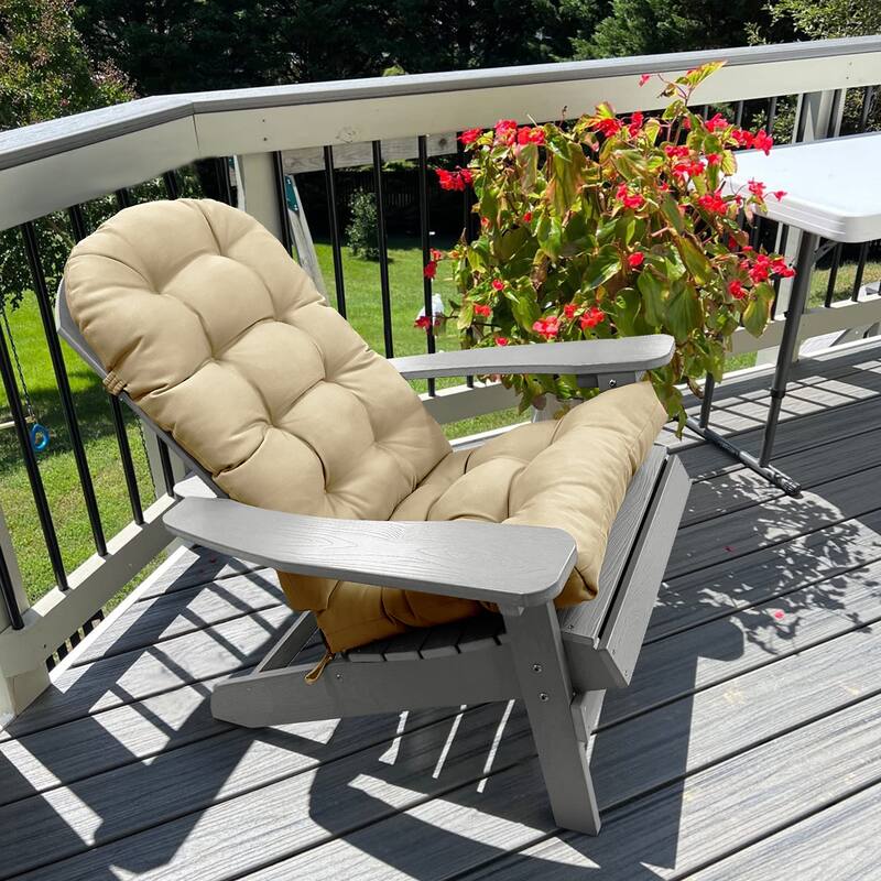 WINSOON 49x20x5 Inch Adirondack Chair Cushion, Thickened and High Back Chair Cushion