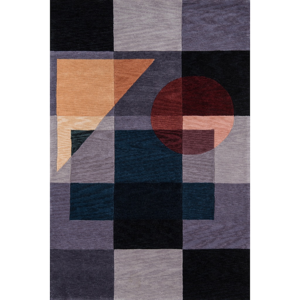Momeni Rio Hand Tufted Polyester Contemporary Geometric Area Rug