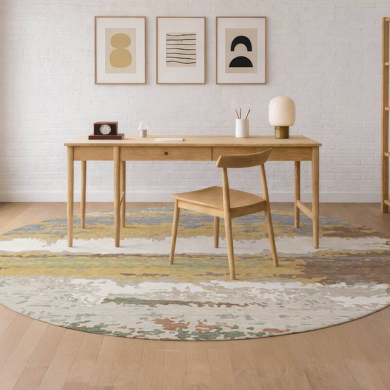 Machine Washable Indoor/ Outdoor Modern Buena Chantille Rug