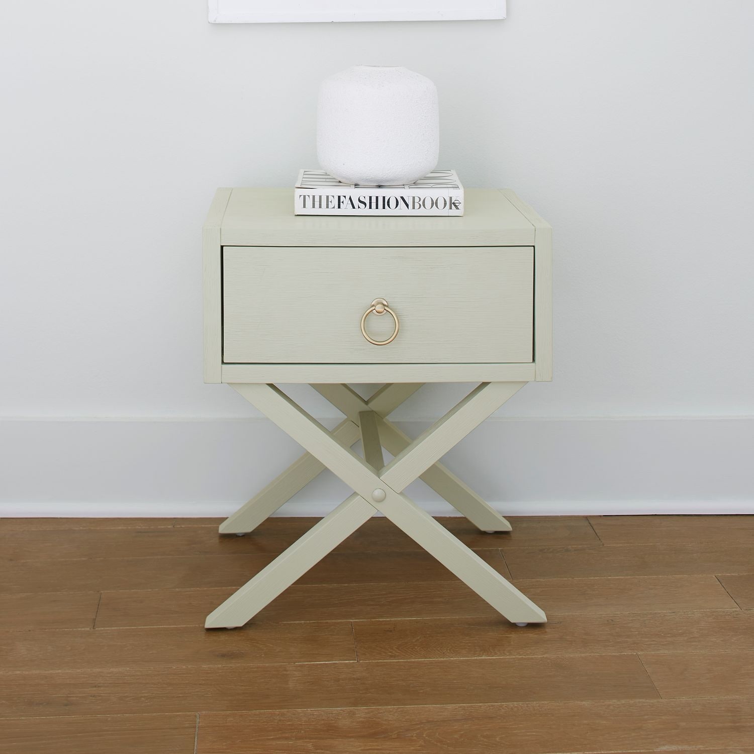 Liberty FurnitureEast End 1 Drawer Accent Table Green Mist - Width19" x Depth16" x Height 22"
