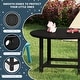 preview thumbnail 88 of 180, Polytrends Laguna Kids Outdoor 38" Round Poly Dining Table for Children