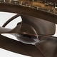 preview thumbnail 6 of 5, 29" Rustic 3-Blade Crystal LED Ceiling Fan Chandelier with Remote