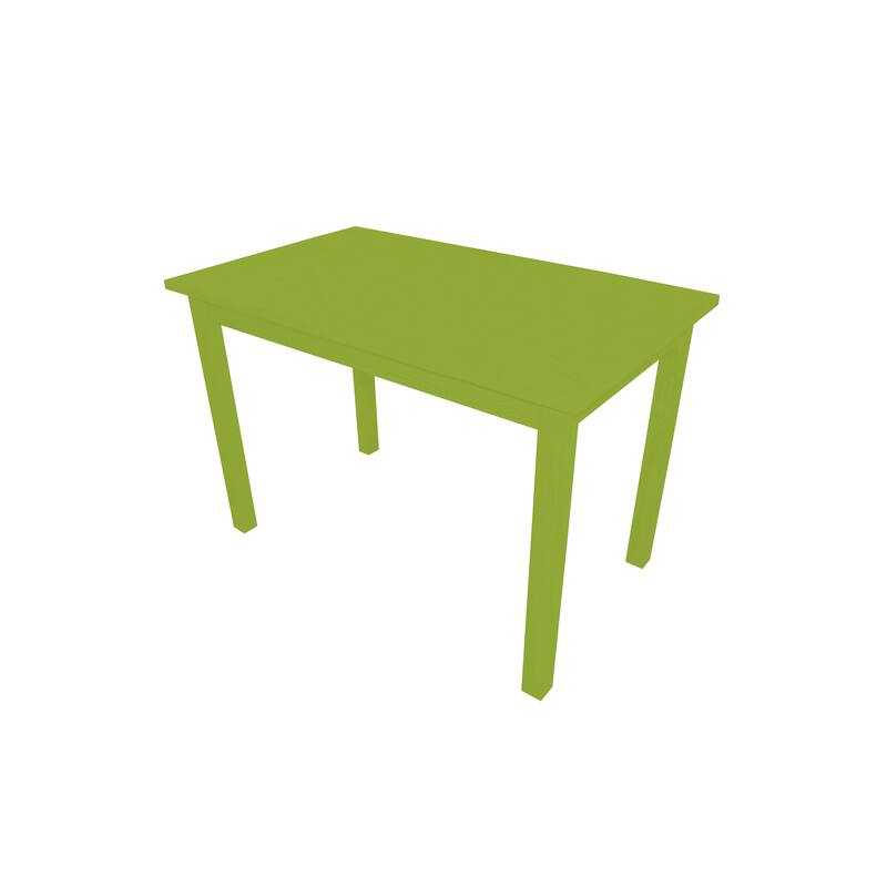 45" Yellow Pine Table - N/A - Lime Green