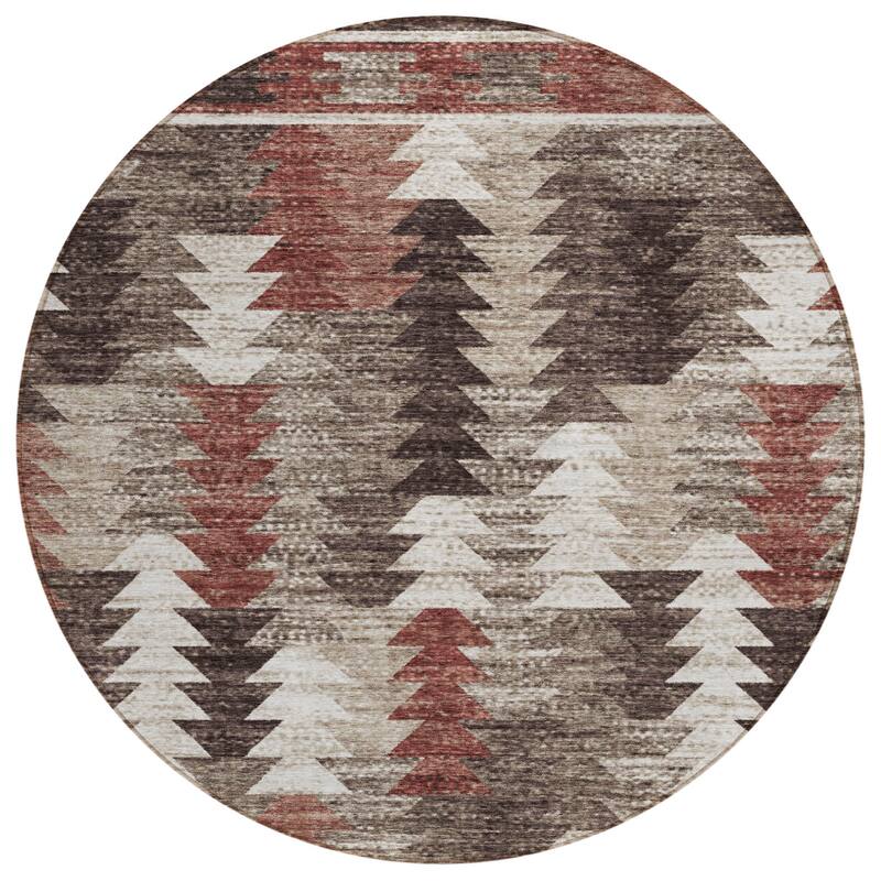HomeRoots Southwestern Transitional Rectangle Outdoor Rug