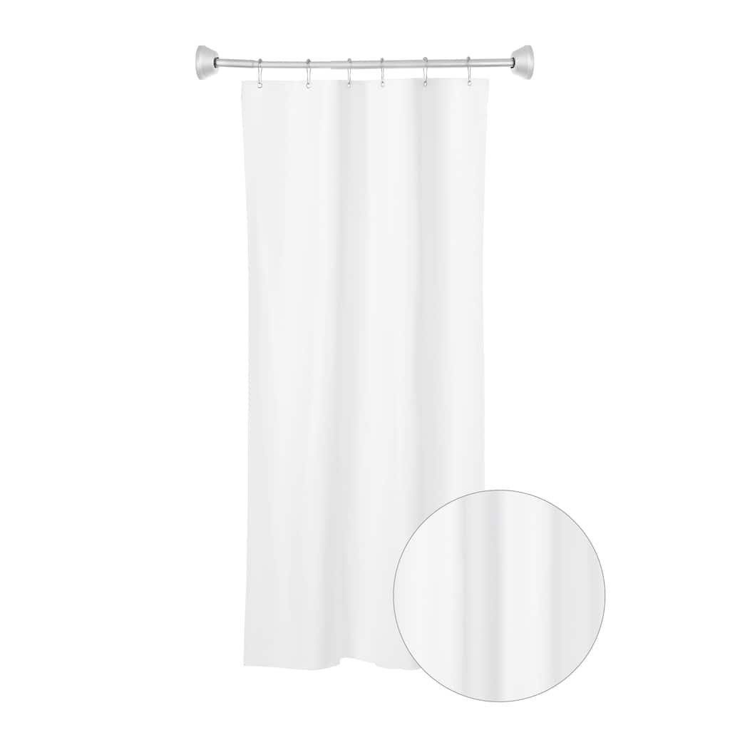 Whitmor Shower Curtain with Copper Plated Grommets, 36" x 72"