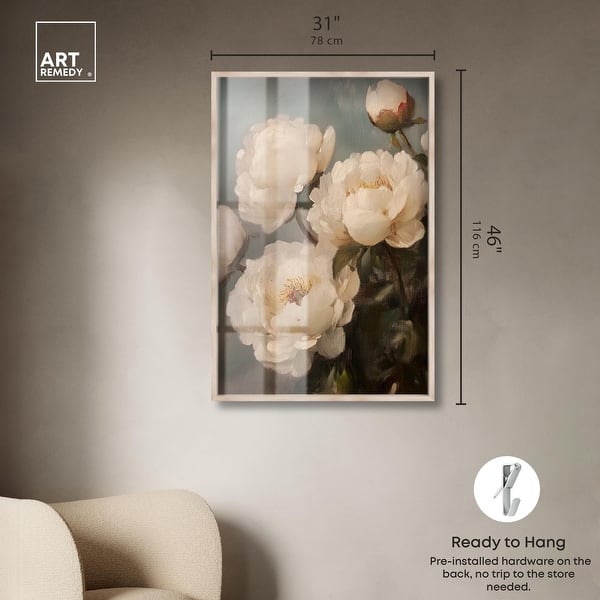 dimension image slide 5 of 18, Blooms of Bygone Days I Farmhouse Decor Shadowbox Print by Art Remedy
