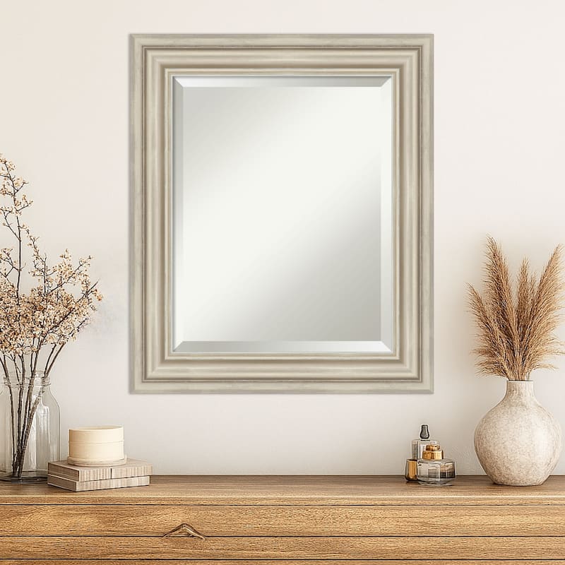 Sierra Beveled Wood Framed Wall Mirror