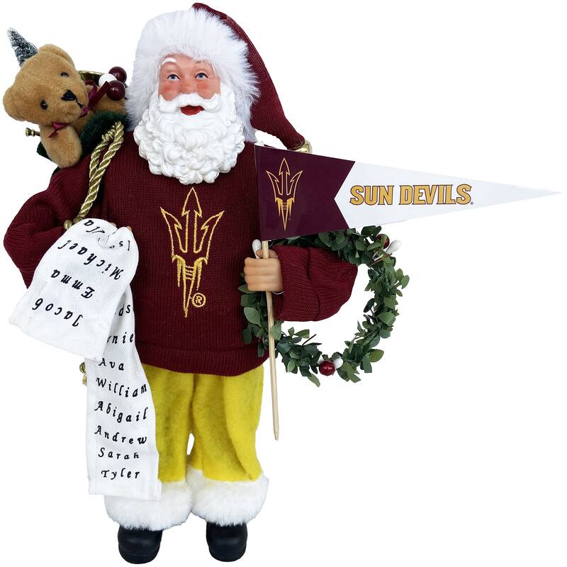 NCAA 12" Arizona Stata University Proud Santa