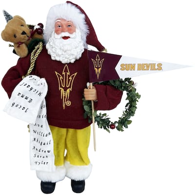 NCAA 12" Arizona Stata University Proud Santa