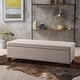 preview thumbnail 15 of 21, York Fabric Storage Ottoman Bench by Christopher Knight Home