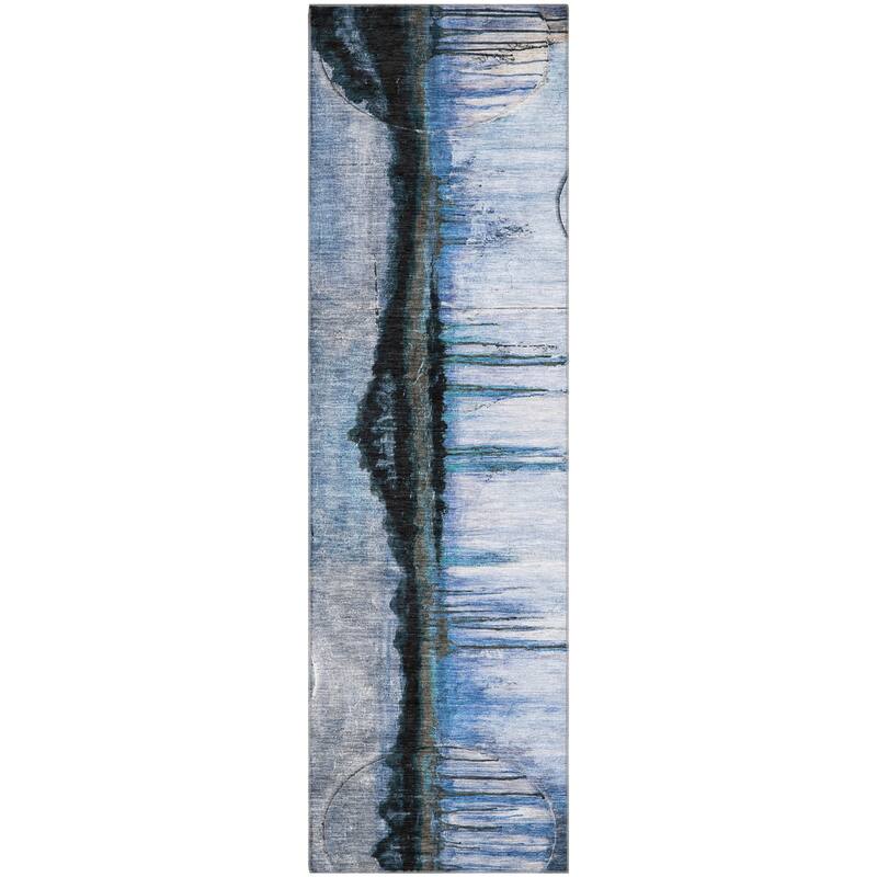 Premium Washable Super Soft Contemporary Melt Mayfield Rug