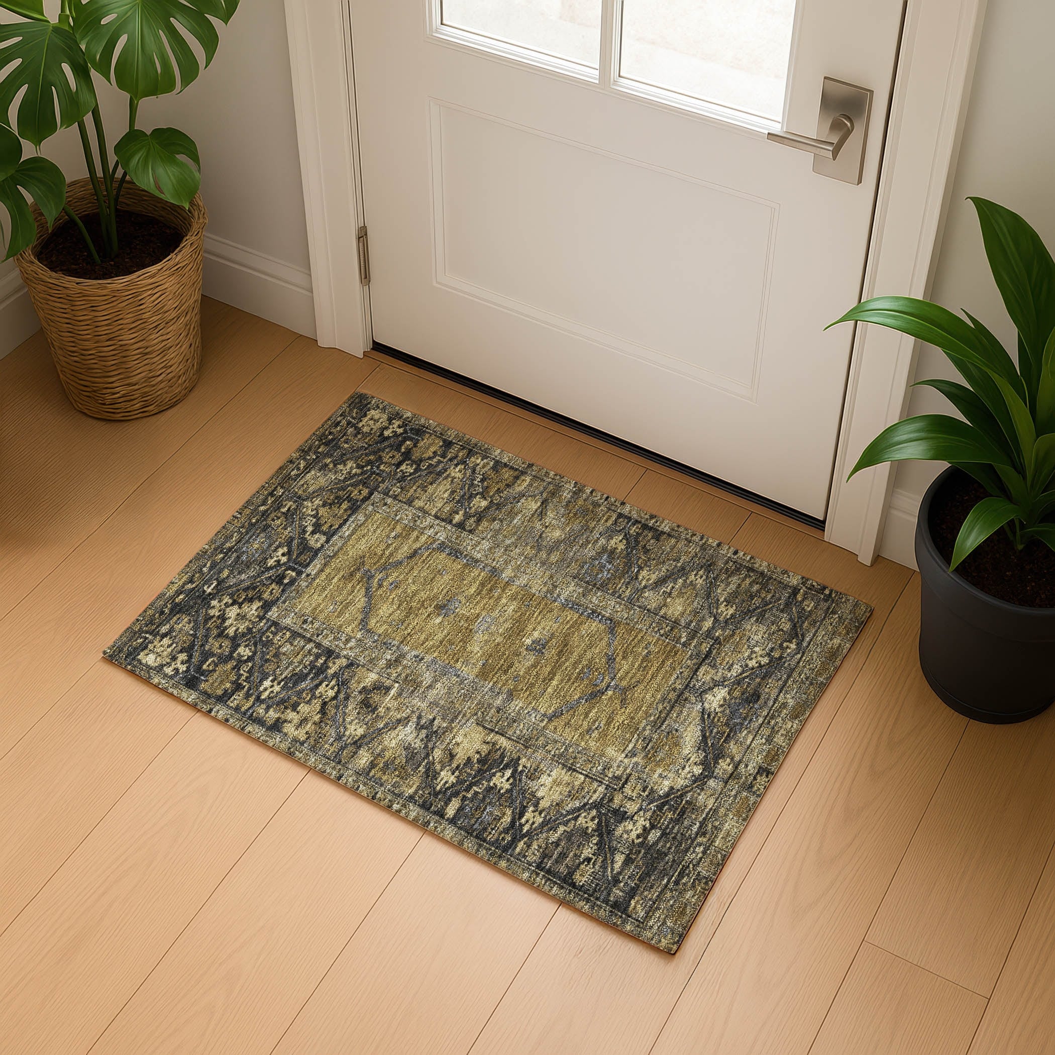 Premium Washable Super Soft Traditional Global Mayfield Rug