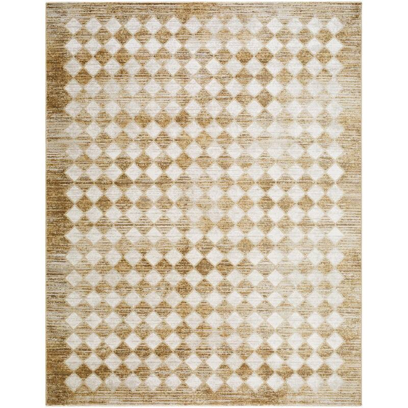 Galey Alix x Livabliss Myrtle Avenue V Vintage Checkerboard Area Rug