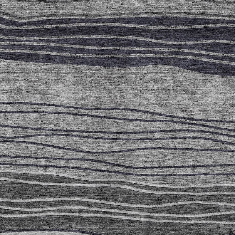 HomeRoots Striped Transitional Rectangle Outdoor Rug