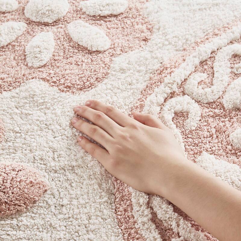 Madison Park Marrakesh Medallion Cotton Tufted Bath Rug