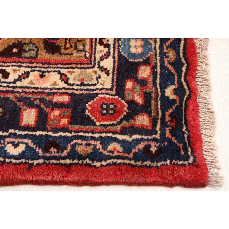 ECARPETGALLERY Hand-knotted Andelz Light Red Wool Rug - 3'5 x 6'5