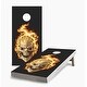 preview thumbnail 1 of 5, Flaming Skull Cornhole Game (Choose Wraps or Boards) 2x4 Boards (24" x 48") - Include ALL Accessories