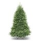 preview thumbnail 6 of 4, Garvee 4.5Ft Pre-Lit Flocked Artificial Christmas Tree with Pine Cones 6 Foot