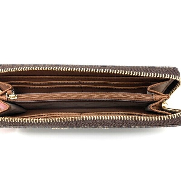 michael kors signature jet set item travel continental wallet